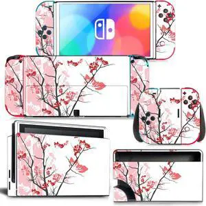 Flowers of Wealth Skin Sticker Decal for Switch Console  Controller Dock Skin Vinyl Para Protective Film(1158)