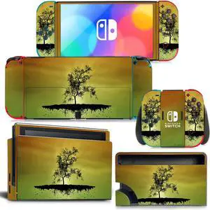 Flowers of Wealth Skin Sticker Decal for Switch Console  Controller Dock Skin Vinyl Para Protective Film(1162)