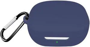 Protective Skin for for Qcy T13 Earbuds Protector Prop Washable Silicone Co(Navy Blue)
