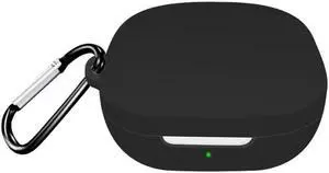 Protective Skin for for Qcy T13 Earbuds Protector Prop Washable Silicone Co(Black)