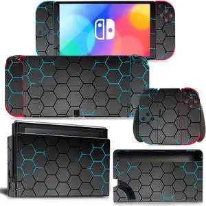 Christmas Candy Color Skin Sticker Decal for Switch NSConsole  Controller Dock Skin Vinyl Para(1204)