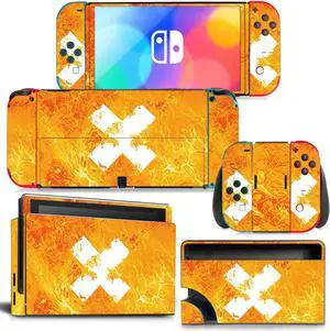 Christmas Candy Color Skin Sticker Decal for Switch NSConsole  Controller Dock Skin Vinyl Para(1218)