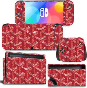 Christmas Candy Color Skin Sticker Decal for Switch NSConsole  Controller Dock Skin Vinyl Para(1215)