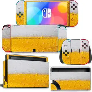 Christmas Candy Color Skin Sticker Decal for Switch NSConsole  Controller Dock Skin Vinyl Para(1224)