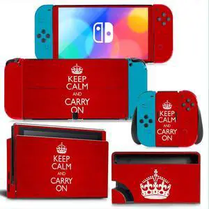 Christmas Candy Color Skin Sticker Decal for Switch NSConsole  Controller Dock Skin Vinyl Para(1227)