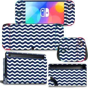 Christmas Candy Color Skin Sticker Decal for Switch NSConsole  Controller Dock Skin Vinyl Para(1226)