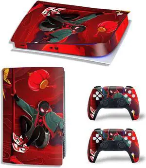 Vinyl Skin Sticker For PS5Digital PS5 Game Console Game Handle Full Cartoon Protective Film(TN-PS5Digital-4281)