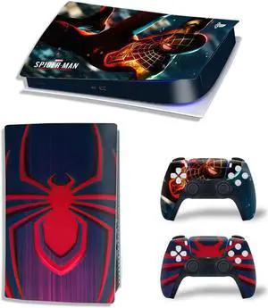 Vinyl Skin Sticker For PS5Digital PS5 Game Console Game Handle Full Cartoon Protective Film(TN-PS5Digital-4290)