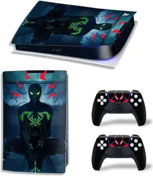 Vinyl Skin Sticker For PS5Digital PS5 Game Console Game Handle Full Cartoon Protective Film(TN-PS5Digital-4292)