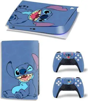Stitch Vinyl Skin Sticker For PS5Digital PS5 Game Console Handle Protective Film(TN-PS5Digital-3642)