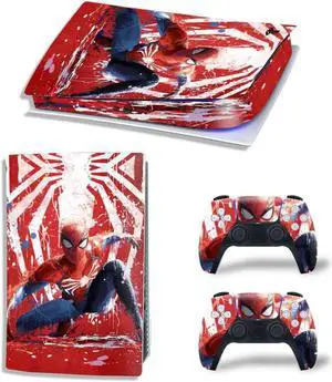 Cartoon Vinyl Skin Sticker For PS5Digital PS5 Game Console Game Handle Full Protective Film(TN-PS5Digital-6077)