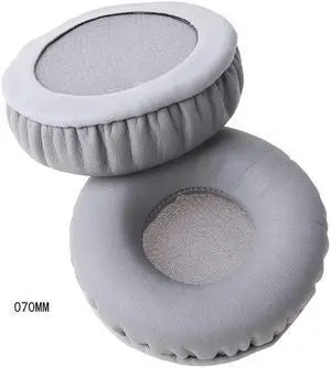 Ear Pads 70mm  Protein Skin Foam Cushions for Headphones(70mm)