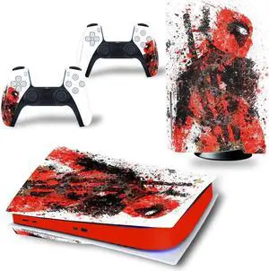 Skin Sticker For PS5Disk PS5 Dick Game Console Game Handle Full Protective Film(TN-PS5Disk-4864)