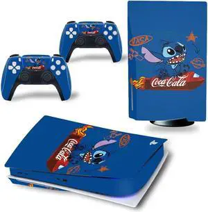 Stitch Vinyl Skin Sticker for PS5 Disk Dick P S 5 Console Controller Full Game Protective Film(TN-PS5Disk-3106)