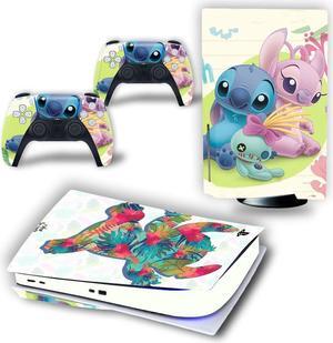 Stitch Vinyl Skin Sticker for PS5 Disk Dick P S 5 Console Controller Full Game Protective Film(TN-PS5Disk-3110)