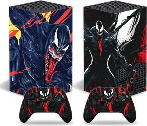 Venom Star Wars Series X Skin Sticker Decal Film for SeriesX Console and 2 Controllers Skin Sticker Vinyl(TN-SeriesX-9156)