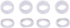 8 Pieces Silicone Ear Buds Gels Eartips Headset for -Galaxy Buds live(White)