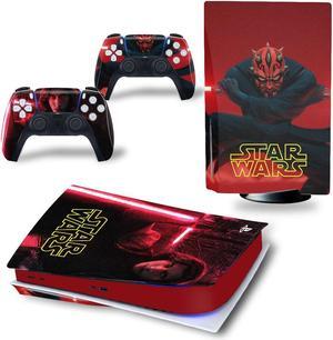 Star Wars PS5 Disk Skin Sticker Decal for PS5Disk Console and 2 Controllers PS5 Disk Skin Sticker Vinyl(TN-PS5Disk-4430)