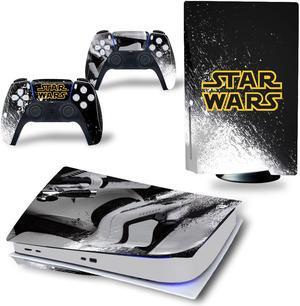 Star Wars PS5 Disk Skin Sticker Decal for PS5Disk Console and 2 Controllers PS5 Disk Skin Sticker Vinyl(TN-PS5Disk-4433)