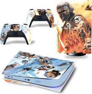 Star Wars PS5 Disk Skin Sticker Decal for PS5Disk Console and 2 Controllers PS5 Disk Skin Sticker Vinyl(TN-PS5Disk-4432)