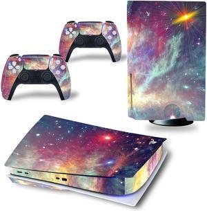 Game Console Full Protective Film Vinyl Skin Sticker For PS5PS5 Disk Screen Protector Capa Para Handle Stickers(TN-PS5Disk-4139)