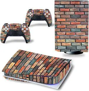 Game Console Full Protective Film Vinyl Skin Sticker For PS5PS5 Disk Screen Protector Capa Para Handle Stickers(TN-PS5Disk-4138)