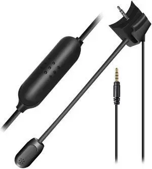 Gaming Microphone Computer Condenser 3.5mm Noise Reduction for QC35 QC35II