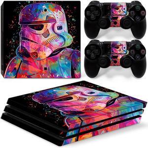 Star Wars Vinyl Skin Sticker Protective Film for PS4 P S 4 Pro Console 2 Controllers Decal Game Accessories(TN-P4Pro-0061)