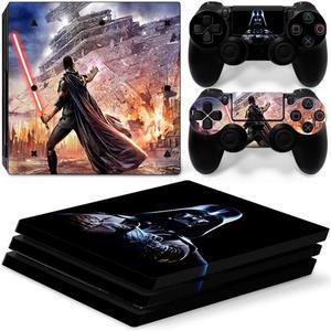 Star Wars Vinyl Skin Sticker Protective Film for PS4 P S 4 Pro Console 2 Controllers Decal Game Accessories(TN-P4Pro-0063)