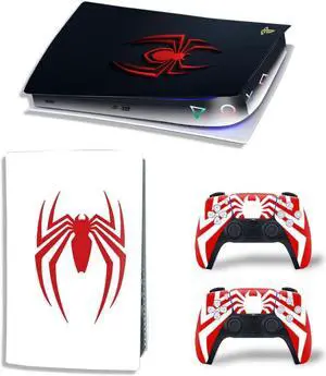 PS5 Digital Edition Skin Sticker Decal for PS5Console 2 Controllers PS5 Skin Sticker Vinyl(TN-PS5Digital-6416)
