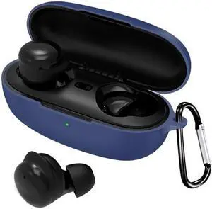 Earphone Covers Earbuds Sleeve Soft Sweatproof for shell for QCY T19 Headset(Navy Blue) Earphone Covers Earbuds Sleeve Soft Sweatproof for shell for QCY T19 Headset(Navy Blue)