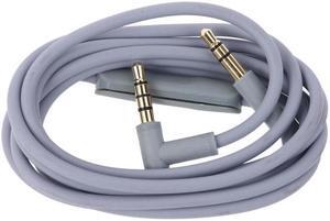 Detachable 3.5mm Gaming Headphone Cable 1.4M for Solo2.0 Headset Gaming Headsets  Cord Cable Noise Cancelling(Gray)