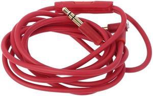 Detachable 3.5mm Gaming Headphone Cable 1.4M for Solo2.0 Headset Gaming Headsets  Cord Cable Noise Cancelling(Red)