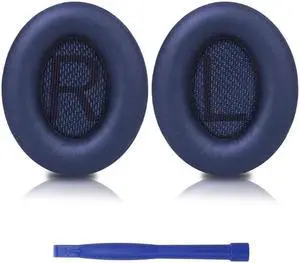 Elastic EarPad Cover for Bo-se QC35 Headphone Breathable Cover Ear Cushion(Navy Blue)