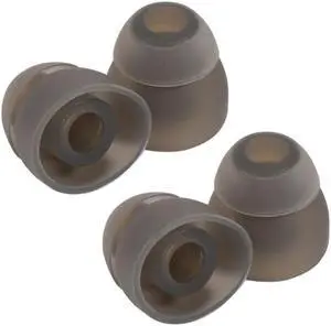 Replacement Double Flange Ear Tips Earbuds Silicone Pads For In Ear Headphones In-Ear Hole 4.5mm(for GT)