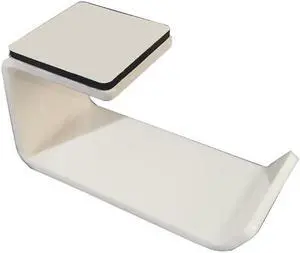 Sticky Acrylic Headphone Bracket Sticker Wall Mounted Hook Headset Holder Stand(white)