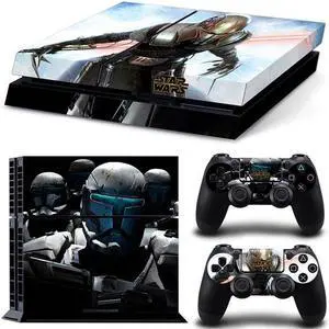 Star Wars Game Console Vinyl Skin Sticker for PS4 Controller GamePad Decal Printing Protective Film(TN-PS4-1887)