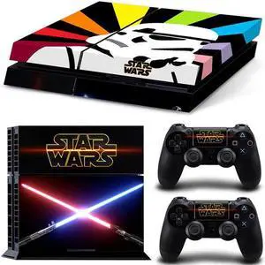 Star Wars Game Console Vinyl Skin Sticker for PS4 Controller GamePad Decal Printing Protective Film(TN-PS4-1884)