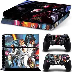 Star Wars Game Console Vinyl Skin Sticker for PS4 Controller GamePad Decal Printing Protective Film(TN-PS4-1890)