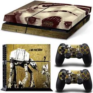 Star Wars Game Console Vinyl Skin Sticker for PS4 Controller GamePad Decal Printing Protective Film(TN-PS4-1892)