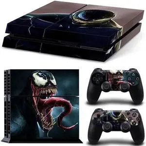 Venom Game Console Vinyl Skin Sticker for PS4 Controller GamePad Decal Printing Protective Film(TN-PS4-7171)
