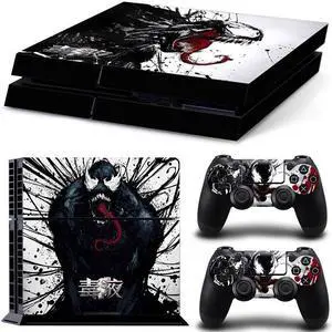 Venom Game Console Vinyl Skin Sticker for PS4 Controller GamePad Decal Printing Protective Film(TN-PS4-7172)
