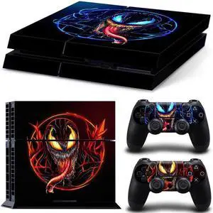 Venom Game Console Vinyl Skin Sticker for PS4 Controller GamePad Decal Printing Protective Film(TN-PS4-7174)