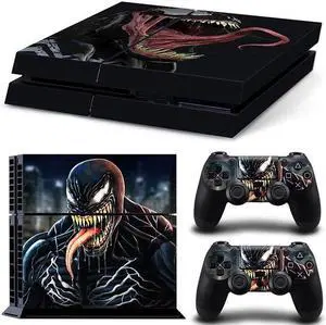 Venom Game Console Vinyl Skin Sticker for PS4 Controller GamePad Decal Printing Protective Film(TN-PS4-7175)