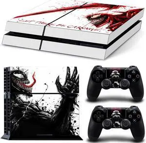 Venom Game Console Vinyl Skin Sticker for PS4 Controller GamePad Decal Printing Protective Film(TN-PS4-7180)