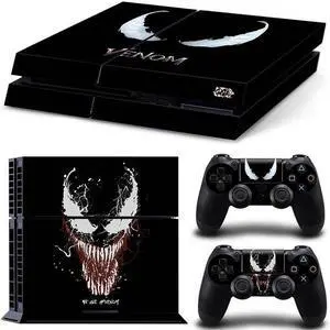 Venom Game Console Vinyl Skin Sticker for PS4 Controller GamePad Decal Printing Protective Film(TN-PS4-7185)