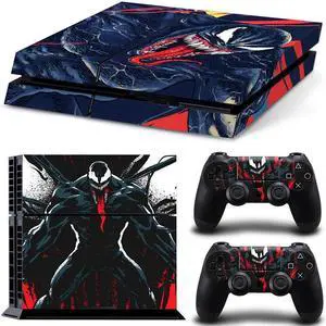 Venom Game Console Vinyl Skin Sticker for PS4 Controller GamePad Decal Printing Protective Film(TN-PS4-7186) Venom Game Console Vinyl Skin Sticker for PS4 Controller GamePad Decal Printing Protective Film(TN-PS4-7186)