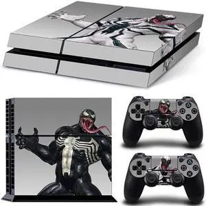 Venom Game Console Vinyl Skin Sticker for PS4 Controller GamePad Decal Printing Protective Film(TN-PS4-7187)