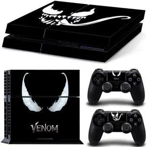Venom Game Console Vinyl Skin Sticker for PS4 Controller GamePad Decal Printing Protective Film(TN-PS4-7189)
