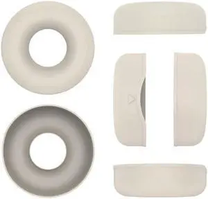 Silicone Ear Pads Cover Protectors for WH-CH520 Headphones Ear Cushions Softness and Durability Easy Installation(Beige)